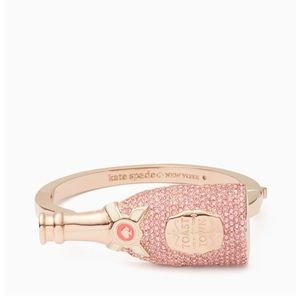 Kate Spade Champagne Crystal Rose Gold Bracelet